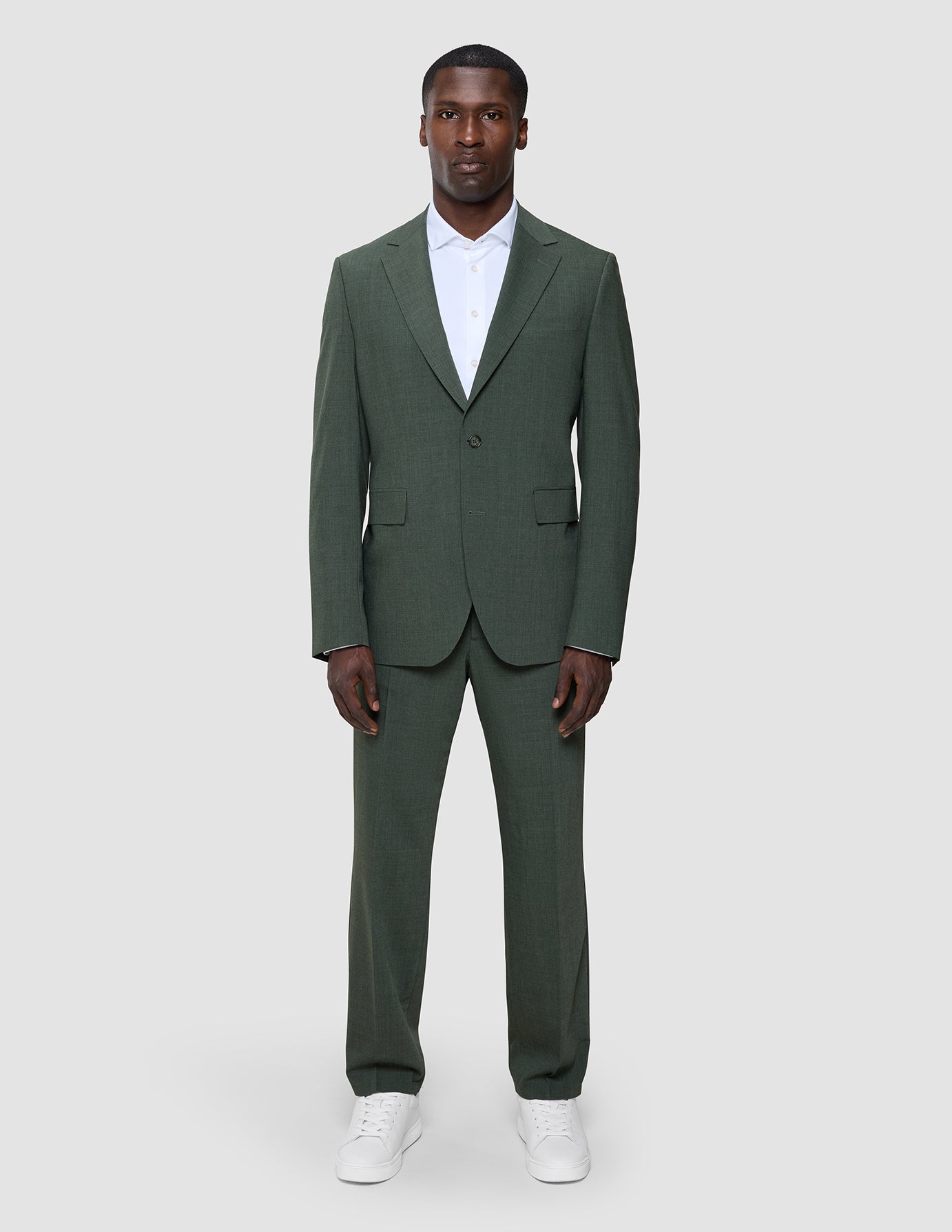 Tech Wool Suit Green Night